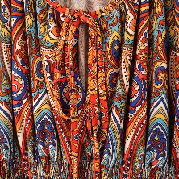 Colleen Lopez Multi-color Round Neck Blouse Size L - Picture 16 of 16